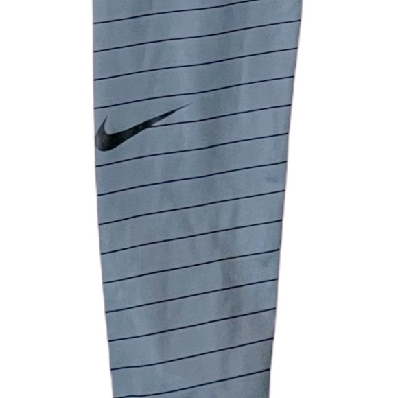 Nike Pro Hyperwarm Stripe Training Tights Blue Graphite Black Size XS - Picture 6 of 10